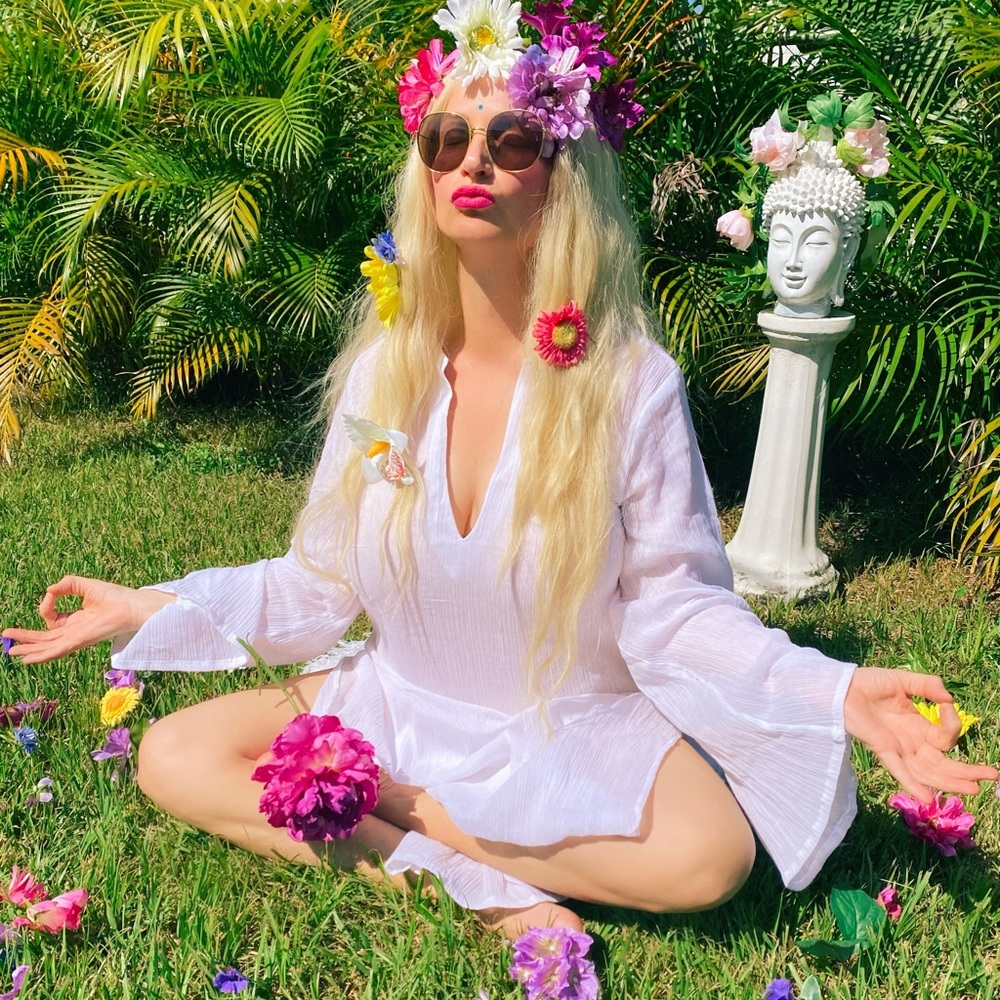 White Gauze Kaftan By Guruhustle
